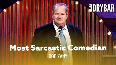 The Most Sarcastic Comedian Of All Time. Bob Zany - Full Special - YouTube