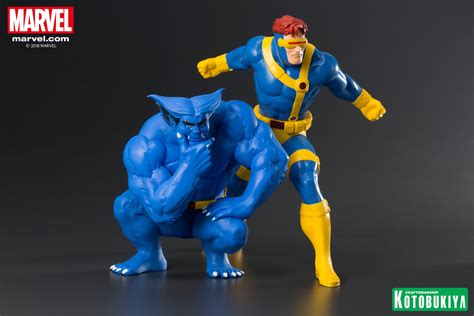 X-Men Cartoon Beast and Cyclops Statue 2-Pack by Kotobukiya - The ...