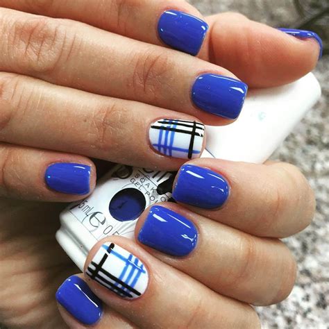 2017 Royal Blue Nail Art Designs - style you 7