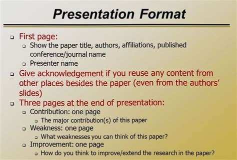 paper presentation template