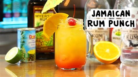 Jamaican Rum Punch - Tipsy Bartender