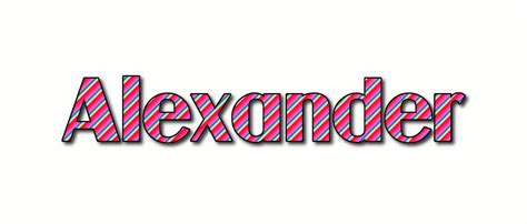 Alexander Logo | Free Name Design Tool from Flaming Text