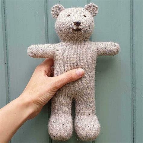 Ted Bear Knitting pattern by Jem Weston | Ted bear, Teddy bear knitting ...