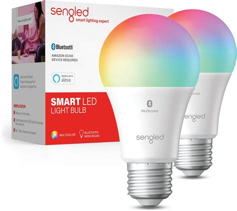 Buy Sengled Smart Light Bulbs, Bluetooth Mesh Color Changing Light Bulb ...