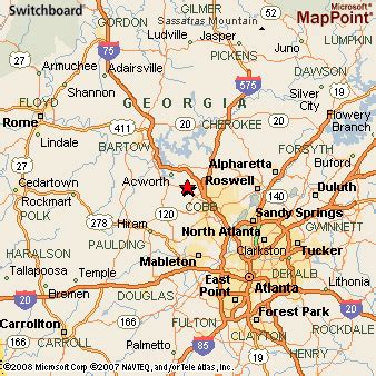 Where is Kennesaw, Georgia? see regional map & more