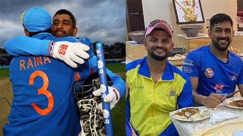 Twitterverse applauds friendship of Suresh Raina and MS Dhoni as both ...