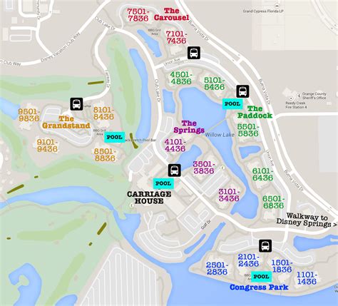 Saratoga Springs Resort (map & room layouts) - WDW Prep School | Saratoga springs resort ...