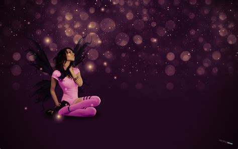 [1920x1200] Purple Fairy Wallpaper - Faerie Fantasy Background Image ...