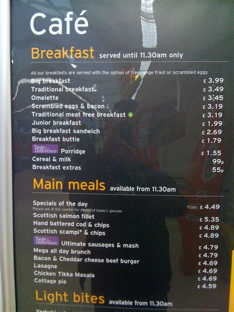 The Fry up Inspector: Sainsbury's Cafe - Norwich