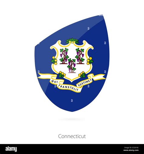 Flag of Connecticut. Vector Illustration Stock Vector Image & Art - Alamy