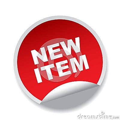 New Item Sticker Royalty-Free Illustration | CartoonDealer.com #123424200