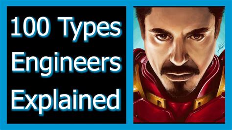 100 Types of Engineers | Engineering Majors Explained | What ...