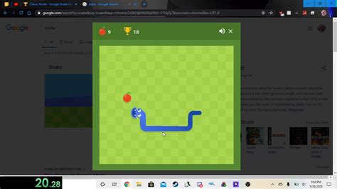 Google Doodle Snake 25 Apples% - 59.17 - YouTube