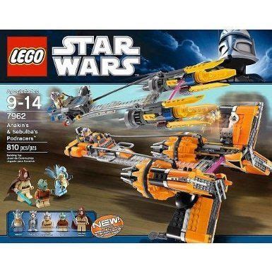 Amazon.com: LEGO Star Wars Anakin's & Sebulba's Podracers 7962: Toys & Games Old Lego Sets, Best ...