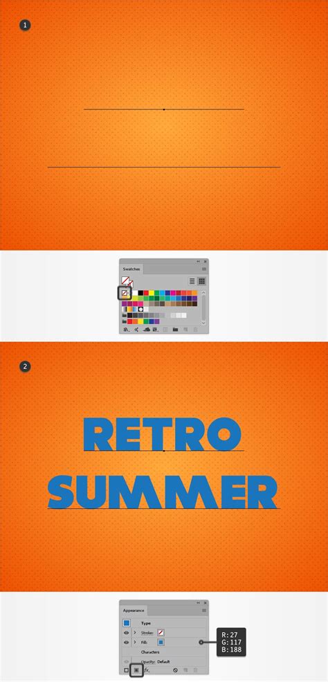 How to Create a Warm, Retro Text Effect in Adobe Illustrator | Envato Tuts+