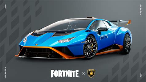 El lote de Lamborghini Huracán STO llega derrapando a Fortnite