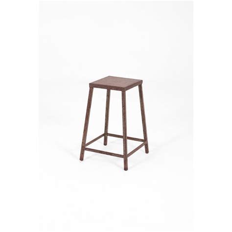 Industrial dark metal square stool | Hire & Rental | Granger Hertzog