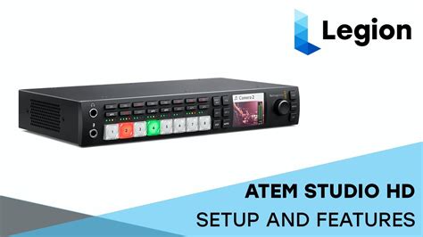 Blackmagic ATEM Studio HD Setup w/ ATEM Software Control - YouTube