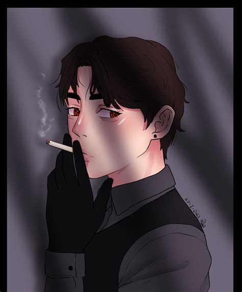 ArtStation - Smoking man