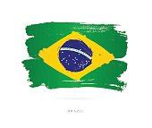 Brasil 2014 Soccer Football Player Run Retro Stock Image - Royalty Free Image ID 100232208