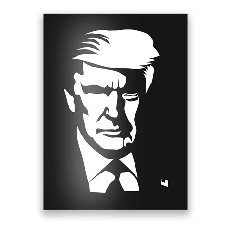 Donald Trump Silhouette Poster | TeeShirtPalace