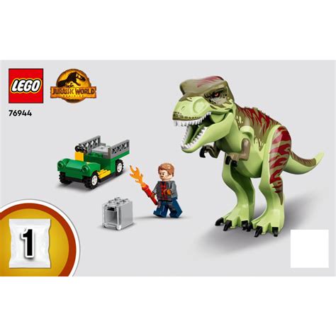 LEGO T. rex Dinosaur Breakout Set 76944 Instructions | Brick Owl - LEGO Marketplace