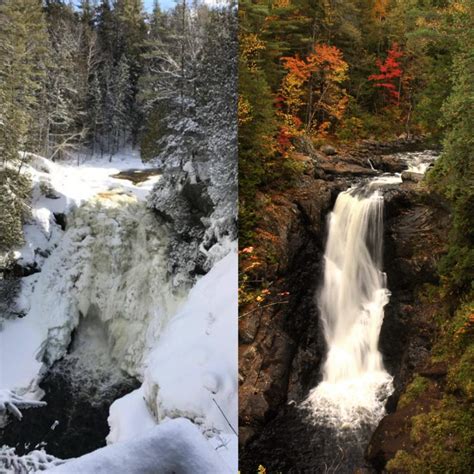 Maine Waterfall Hikes: Moxie Falls in The Forks, Maine