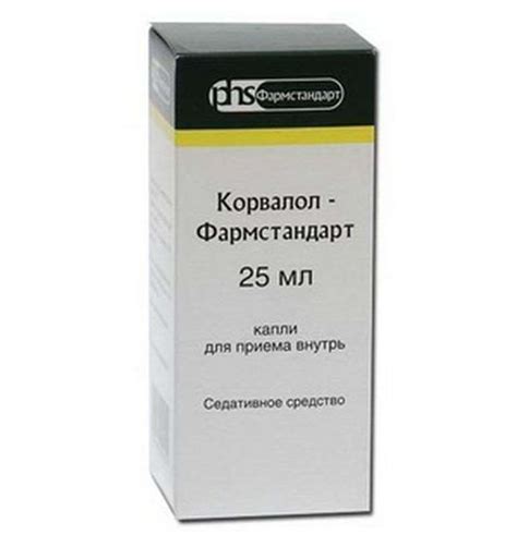 Corvalol drops 25ml buy sedative herbal combination product - DR. DOPING