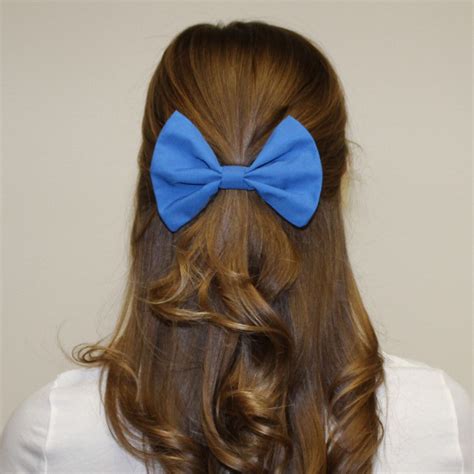 Marela- blue hair ribbon | Blue hair bows, Royal blue hair, Blue hair