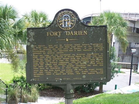 Marker Monday: Fort Darien – Georgia Historical Society