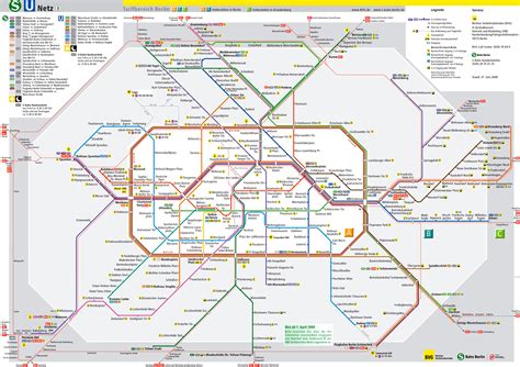 Metro map Of: u bahn plan berlin