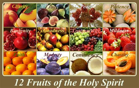 12 Fruits of the Holy Spirit