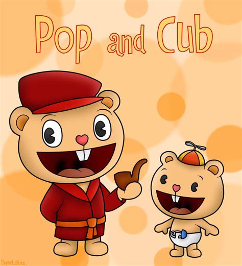 Happy Tree Friends: Pop and Cub by SuperLakitu on DeviantArt