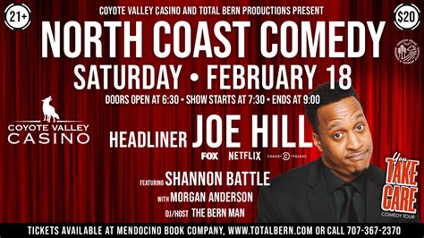 North Coast Comedy | COYOTE VALLEY CASINO