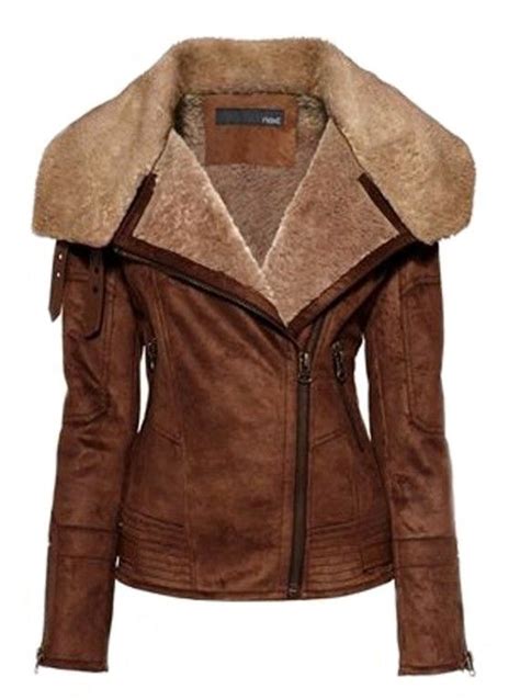 Sheepskin Aviator Jacket Womens - Jacket To