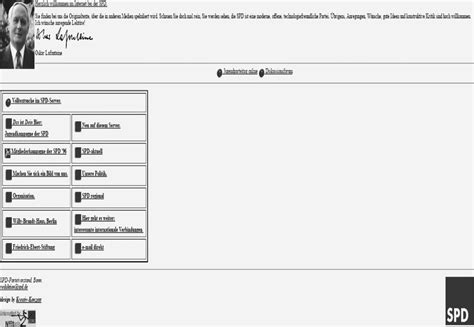 2. German Social Democratic Party (SPD) home page (December 1996). | Download Scientific Diagram