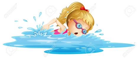 Girl Swimming Clipart | Free download on ClipArtMag