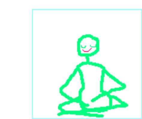 self portrait of artist in meditation animation On CureZone Image Gallery