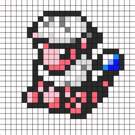 Flaaffy Pokemon Sprite Perler Bead Pattern | Bead Sprites | Characters ...