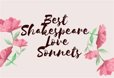 Top 10 Most Beautiful Shakespeare Love Sonnets You Must Read ️📜