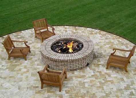 30 Inch Round Gas Fire Pit Insert With Flat Pan | Fine's Gas
