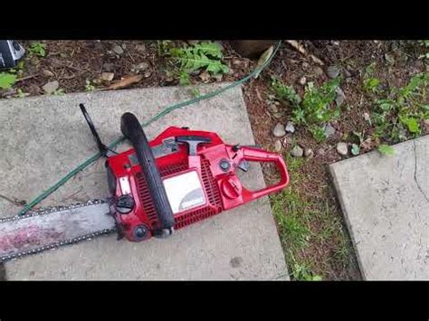 Shindaiwa 488 Chainsaw! (Incredible shape) - YouTube