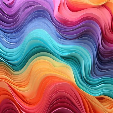 Premium Photo | Colorfully wavy 3D backgrounds