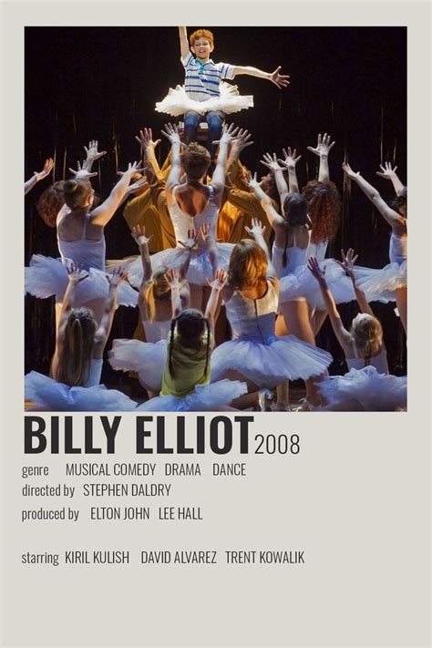 Billy Elliot by cari | Film posters minimalist, Musical theatre posters ...