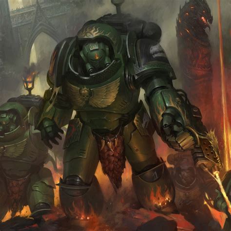 ArtStation - Warhammer 40k - Salamanders: Warforged Strike Force - Cover