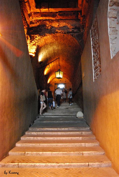 Le Scale di Castel Sant'Angelo Stairs inside St Angelo Castle In Rome ...