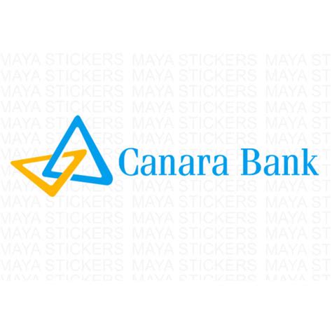 Canara bank logo decal sticker