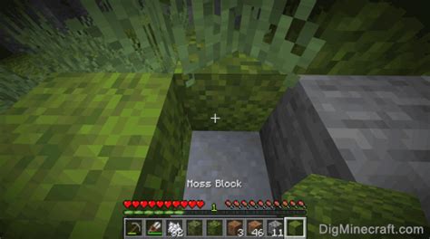 How to make a Moss Block in Minecraft