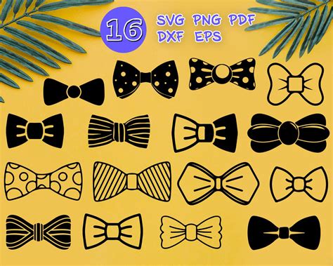 BOW TIE SVG, bow svg, tie svg, bow tie clipart, bow clipart, bow tie dxf, wedding svg, bow tie ...