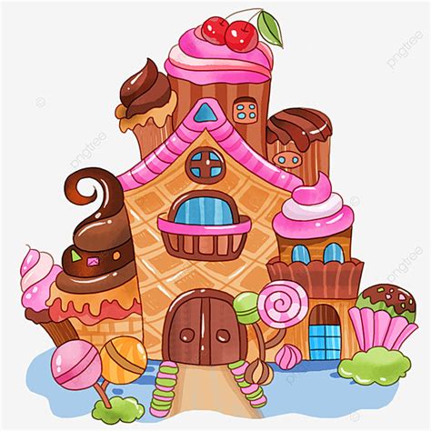 Dream Castle PNG Picture, Castle Dream Candy Chocolate Cartoon, Dream, Candy, Castle PNG Image ...